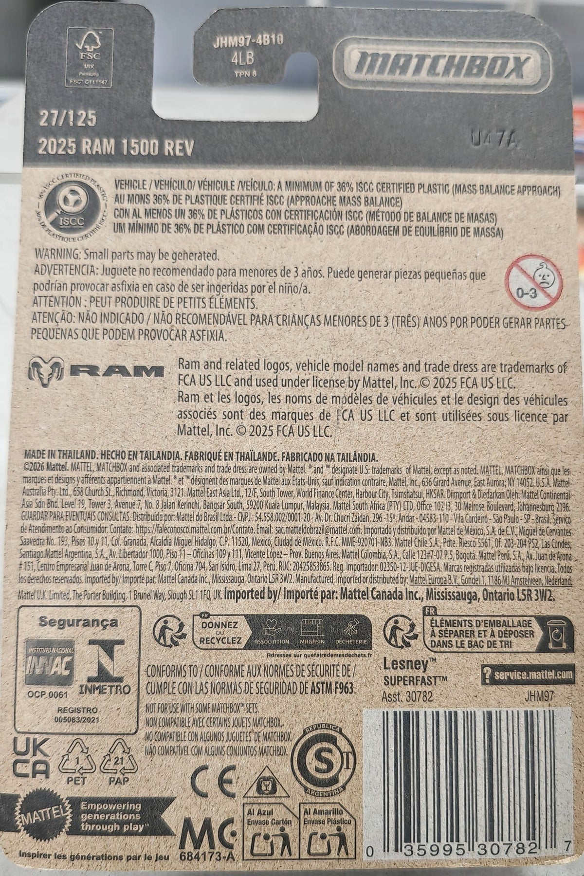 2025 Matchbox RAM 2025 RAM 1500 REV - view 2