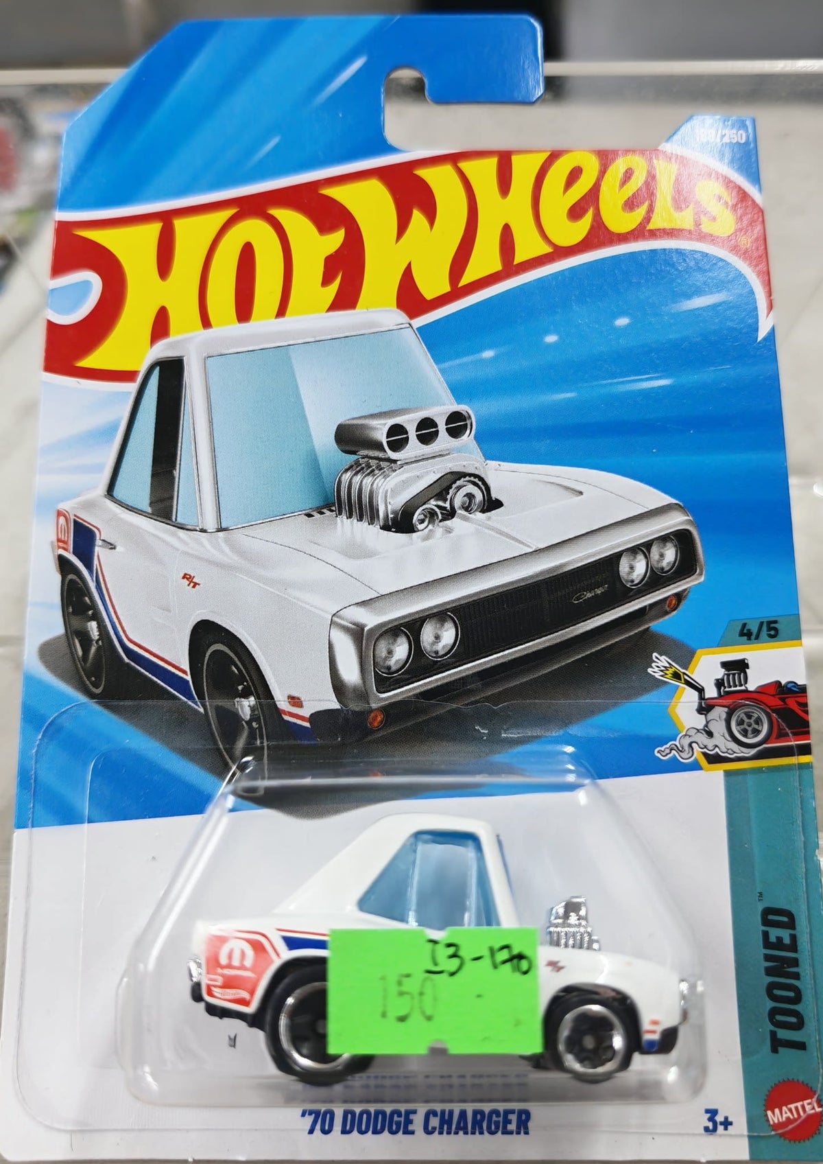 Hot Wheels Tooned '70 Dodge Charger #100/250