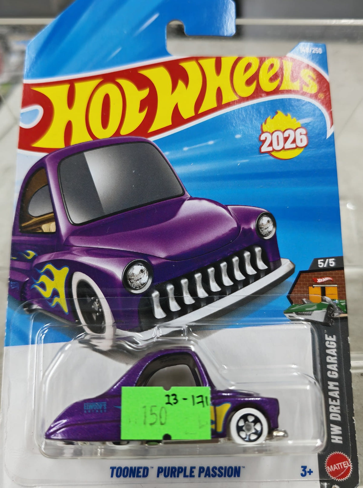 2026 Hot Wheels HW Dream Garage Tooned Purple Passion #140/250