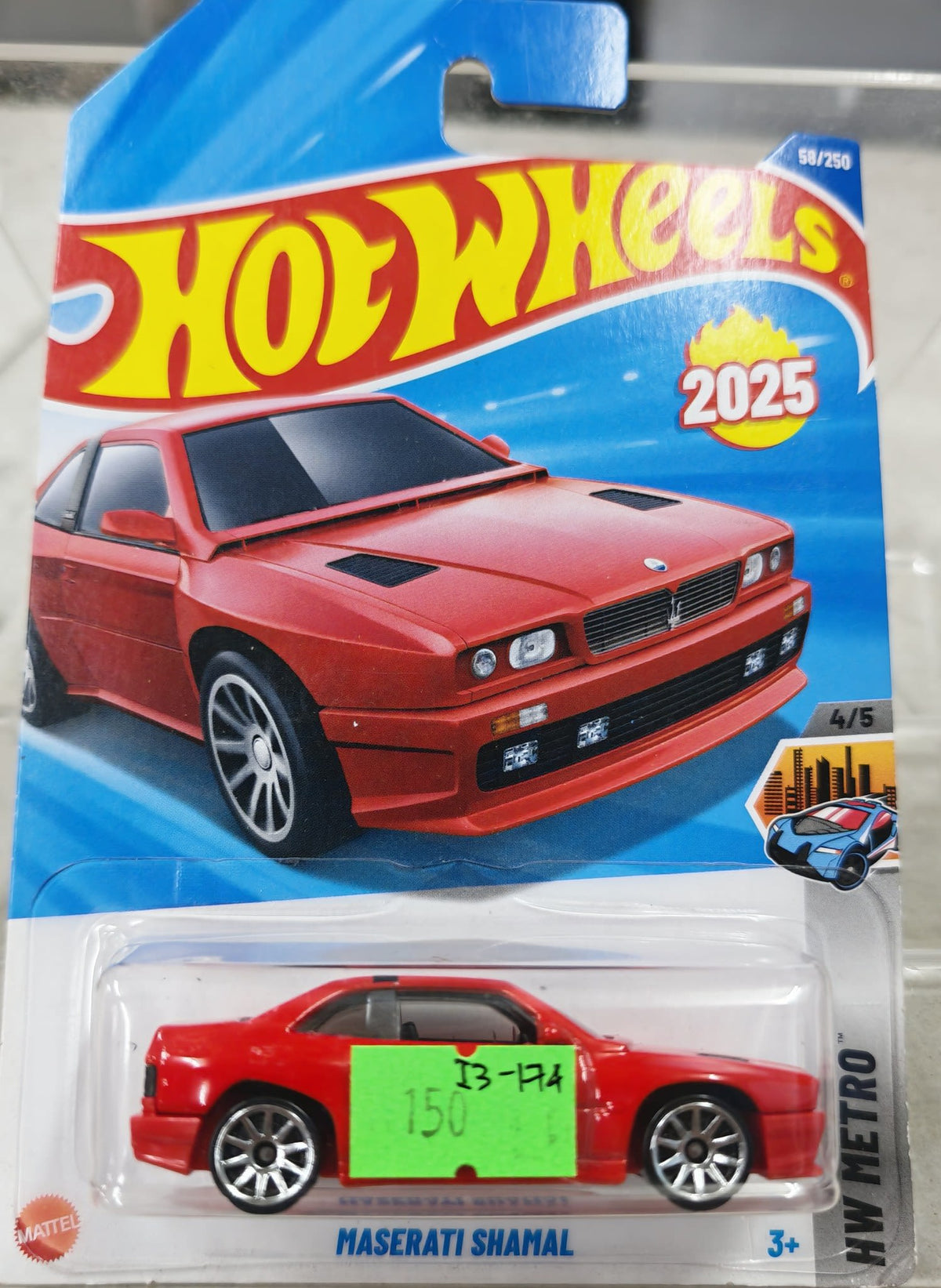 2025 Hot Wheels HW Metro Maserati Shamal #58/250