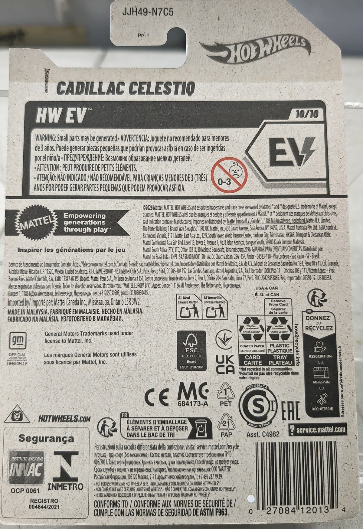 2026 Hot Wheels EV Cadillac Celestiq #10/10 - view 2
