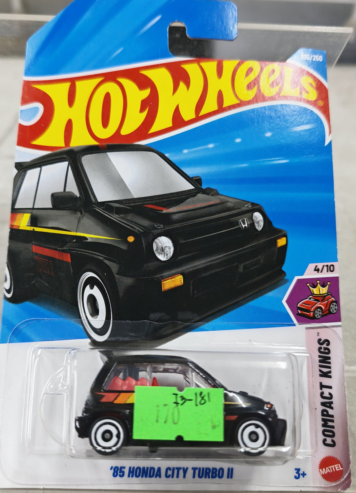 Hot Wheels Compact Kings '85 Honda City Turbo II #105/250