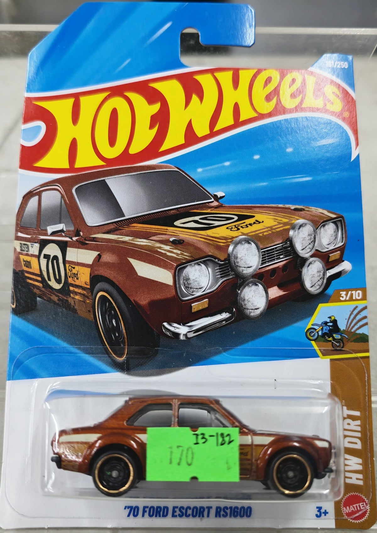 2024 Hot Wheels HW Dirt '70 Ford Escort RS1600 #181/250