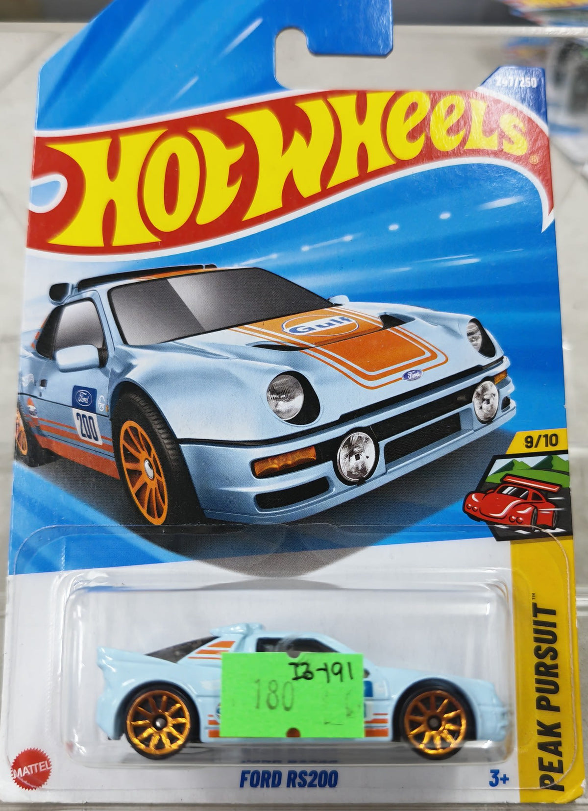 2024 Hot Wheels Peak Pursuit Ford RS200 #9/10