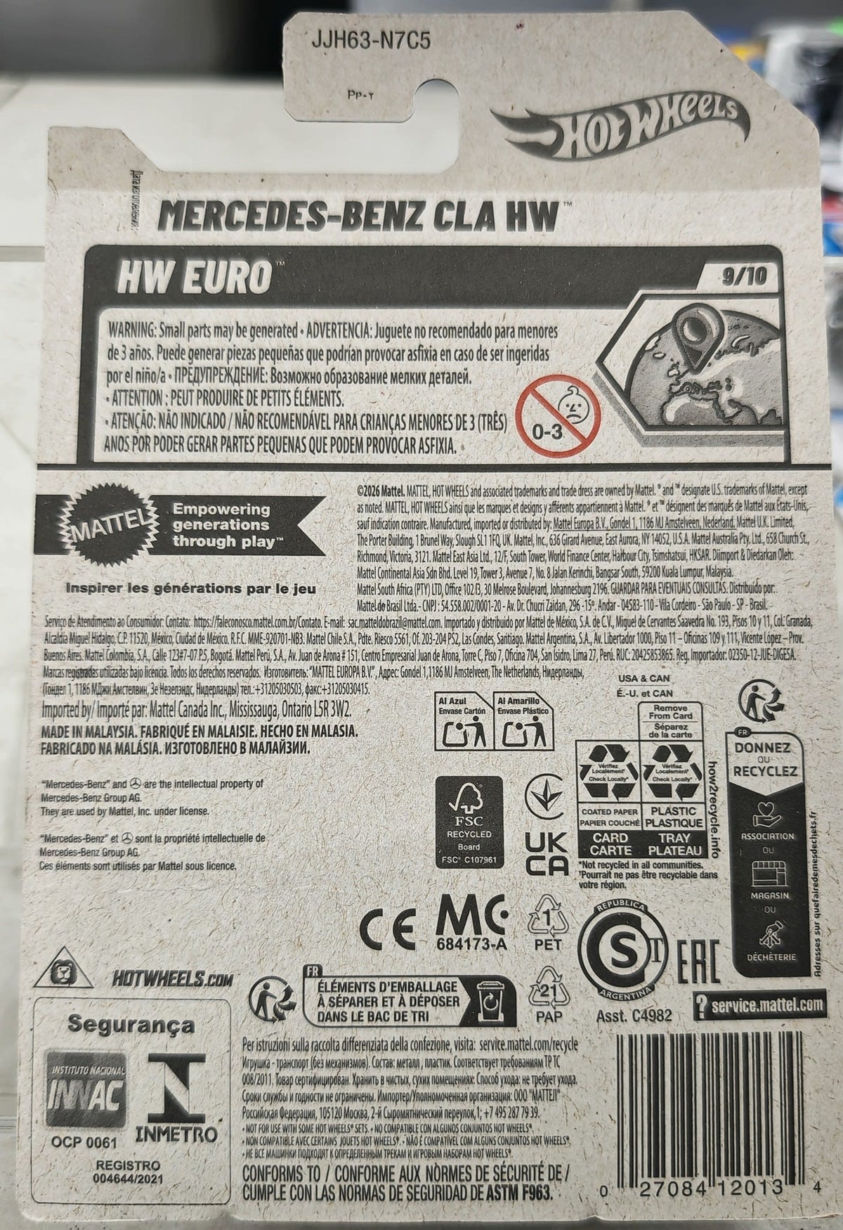 2026 Hot Wheels HW Euro Mercedes-Benz CLA HW #161/250 - view 2