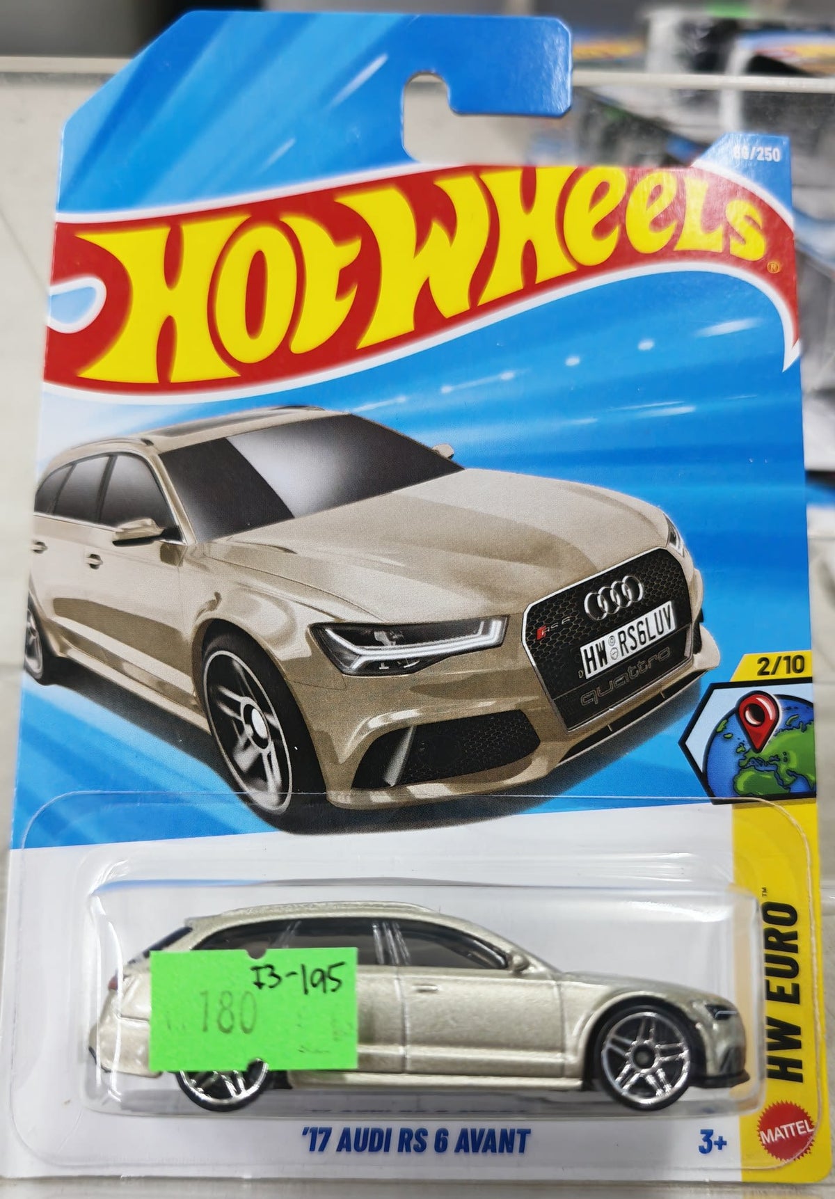 2019 Hot Wheels HW Euro '17 Audi RS 6 Avant #80/250