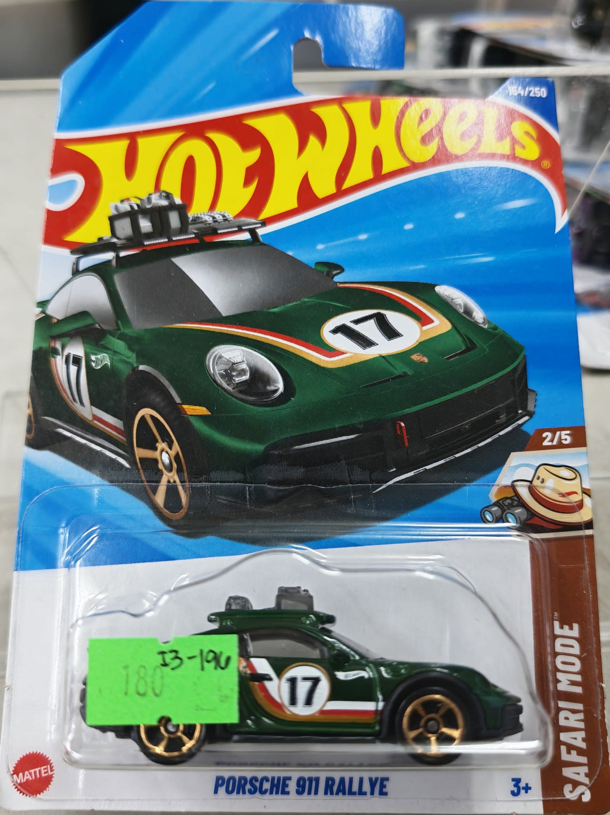 2024 Hot Wheels Safari Mode Porsche 911 Rallye #154/250