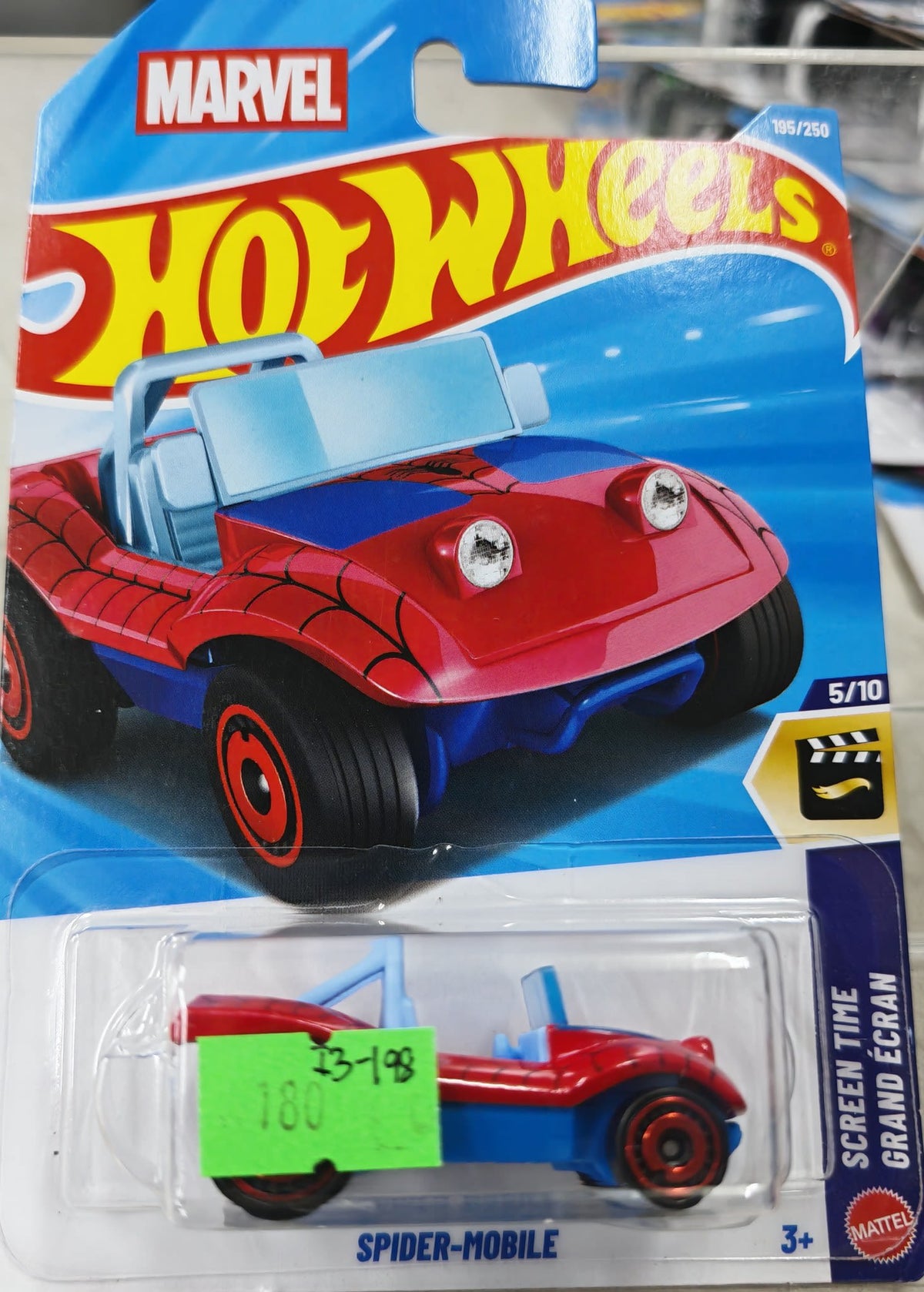 Hot Wheels Screen Time Spider-Mobile #195/250