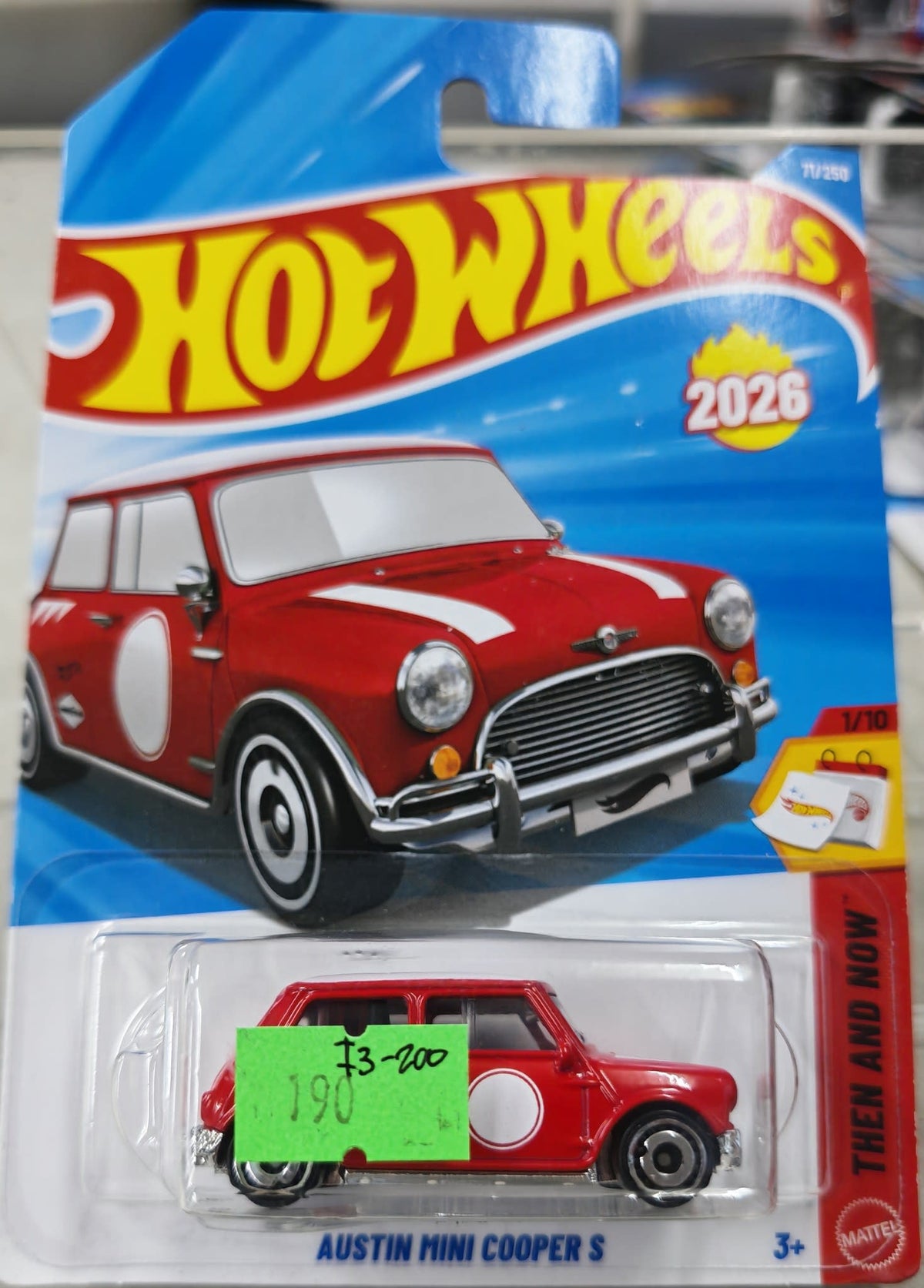 2026 Hot Wheels Then and Now Austin Mini Cooper S #71/250