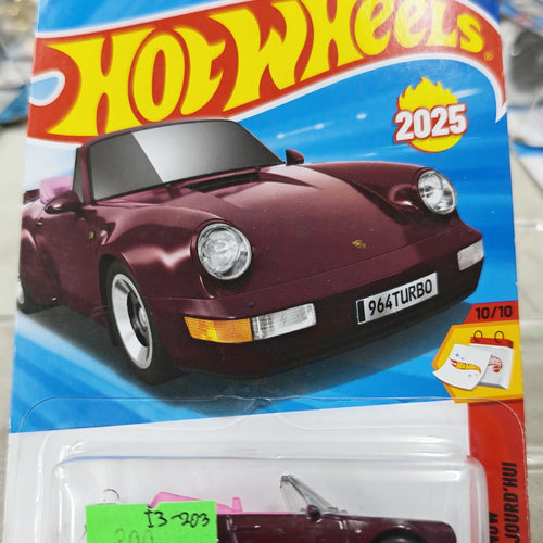 2025 Hot Wheels Then and Now Porsche 911 Turbo Cabriolet #239/250