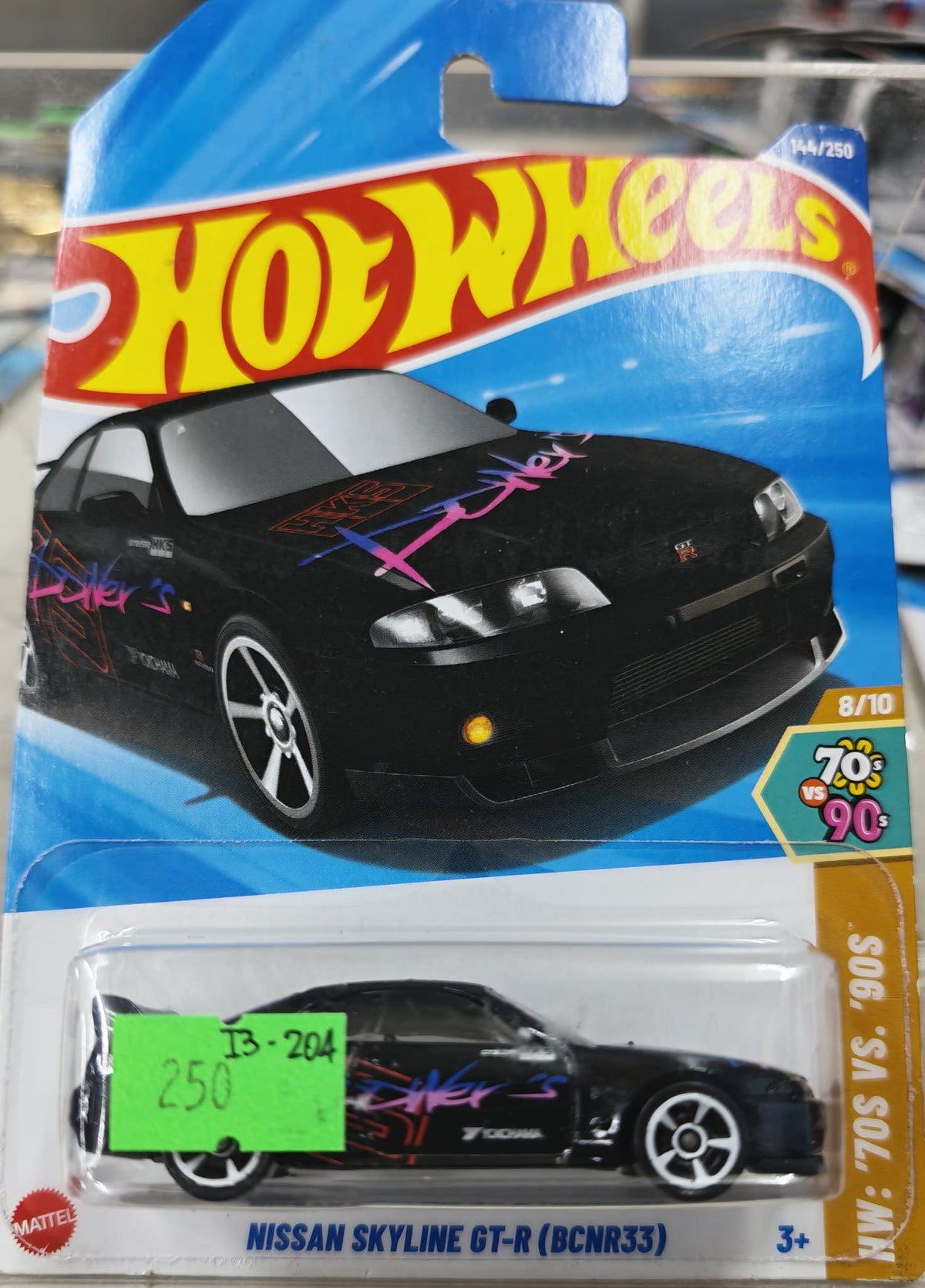 Hot Wheels HW: '70s vs. '90s Nissan Skyline GT-R (BCNR33) #144/250