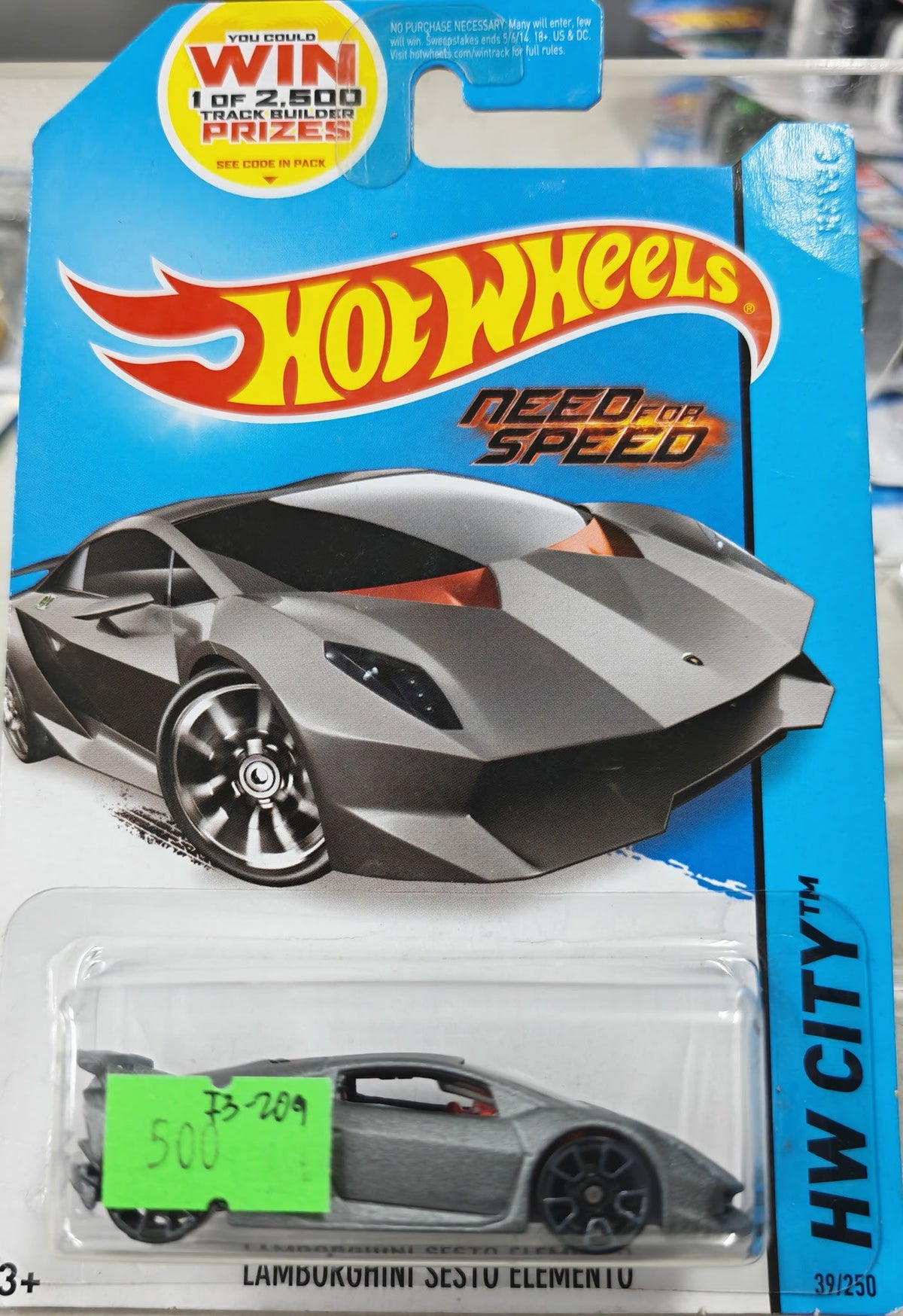 2014 Hot Wheels HW City Lamborghini Sesto Elemento #39/250