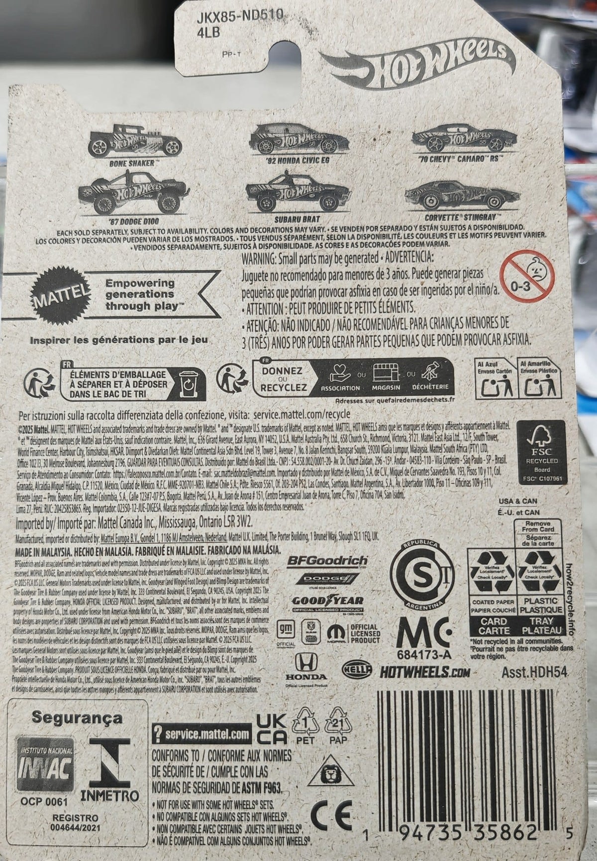 2024 Hot Wheels Hot Wheels mainline Subaru BRAT #67/81 - view 2