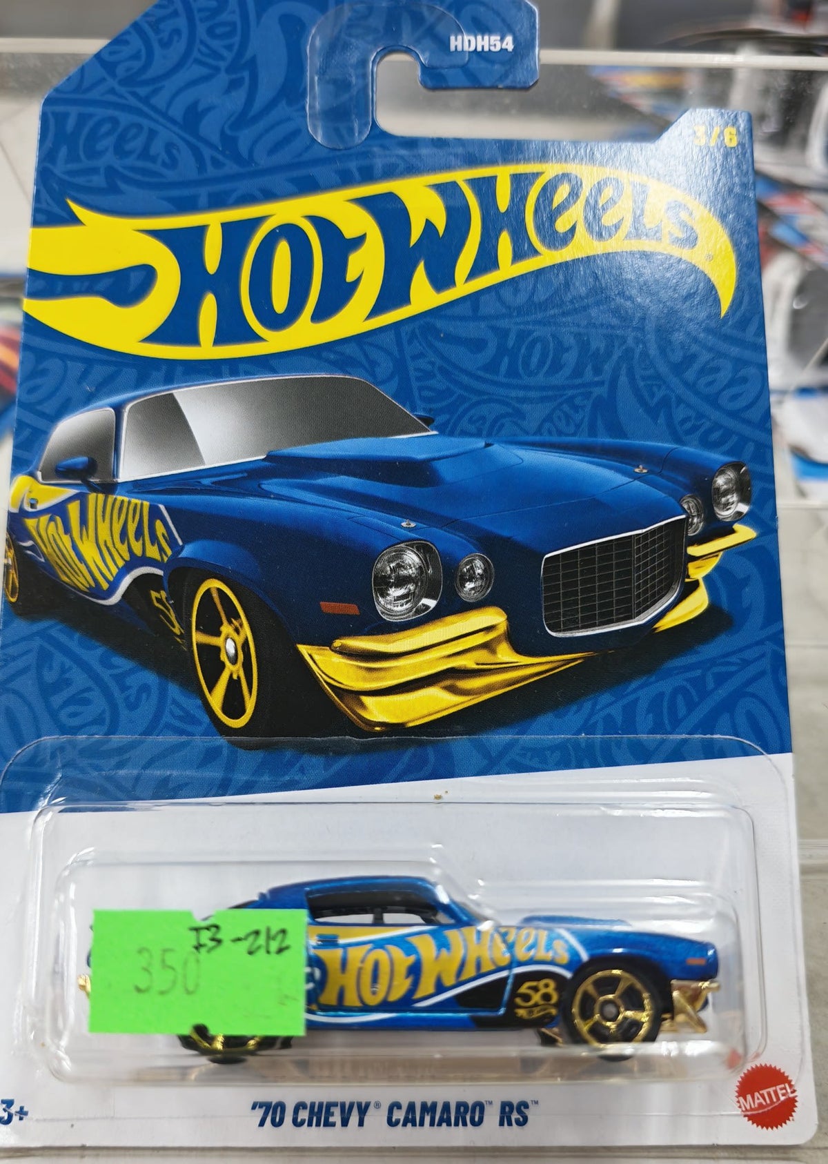 Hot Wheels Hot Wheels 58th Anniversary '70 Chevy Camaro RS #3/6
