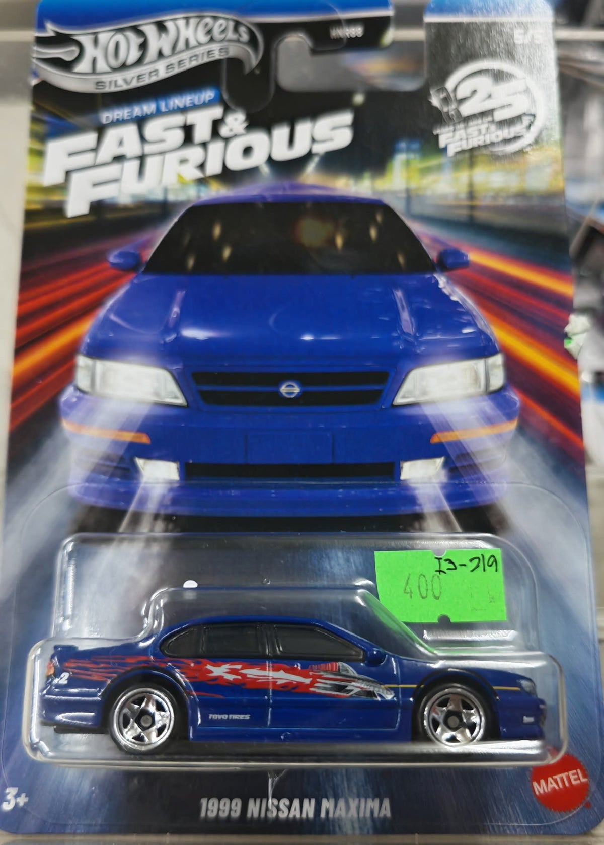 Hot Wheels Fast & Furious Dream Lineup Silver Series 1999 Nissan Maxima