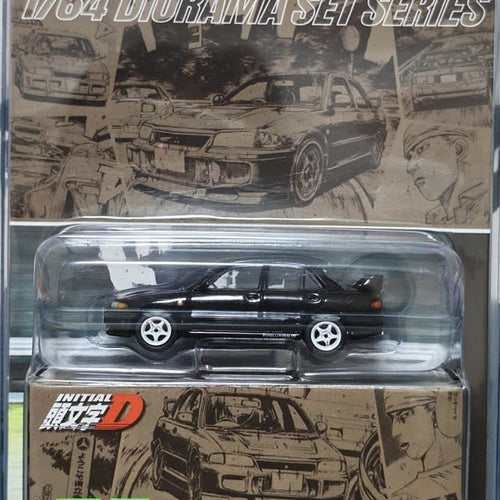 30th Anniversary Initial D 1/64 Diorama Set Series Mitsubishi Lancer RS Evolution III (Evo