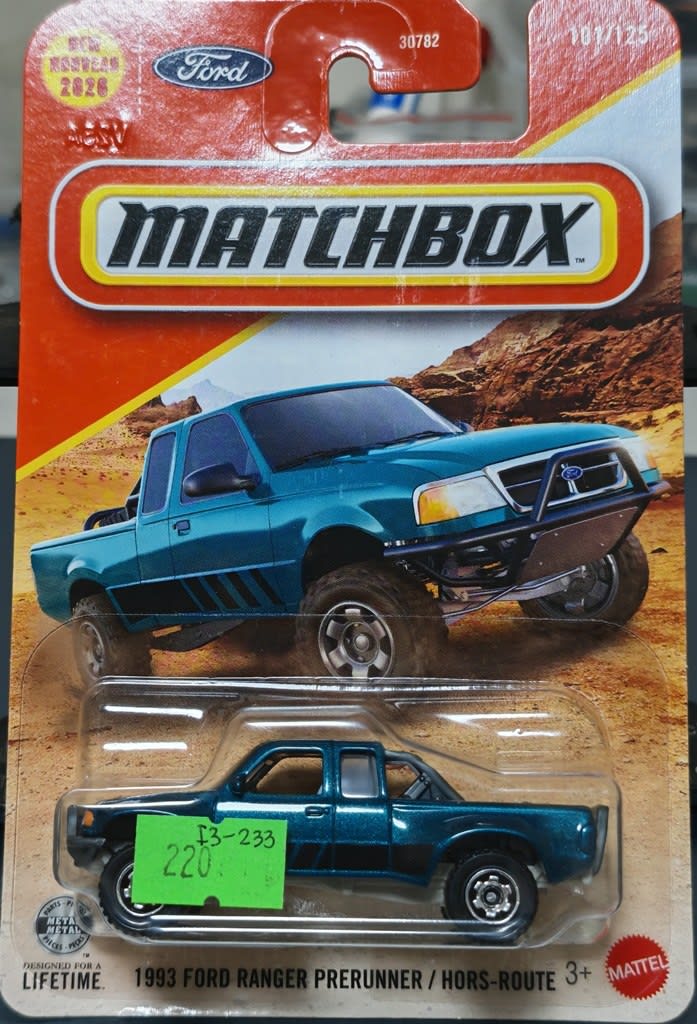 2026 Matchbox 2026 New Models 1993 Ford Ranger Prerunner #101/125