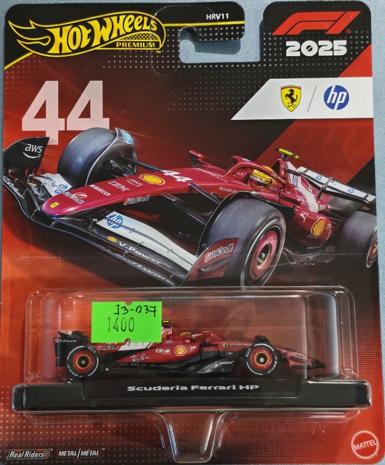 2025 Hot Wheels Hot Wheels Premium Formula 1 Scuderia Ferrari HP #44 #44 - view 2