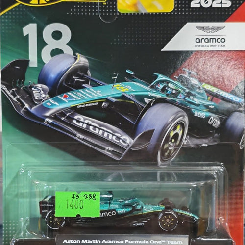 2025 Hot Wheels Hot Wheels Premium F1 2025 Aston Martin Aramco Formula One Team #18