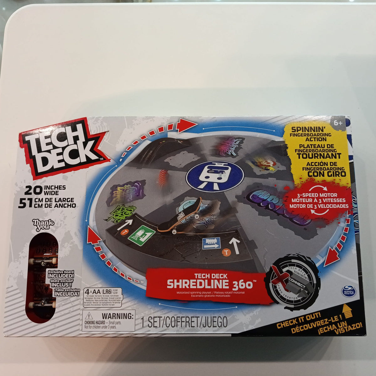 Tech Deck Shredline 360 Shredline 360 Motorized Spinning Playset