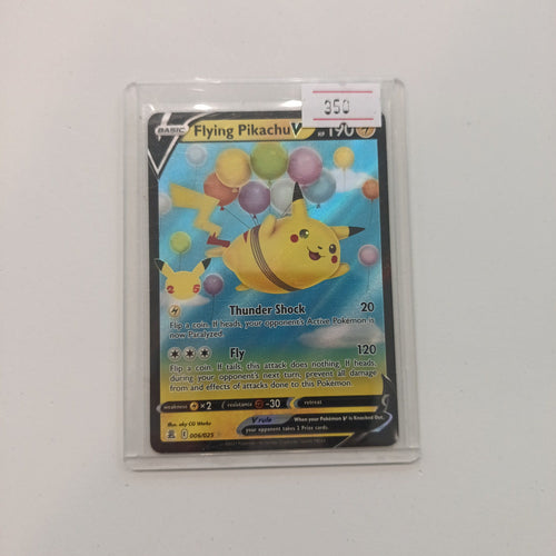 2021 Pokemon Company Celebrations Flying Pikachu V #006/025