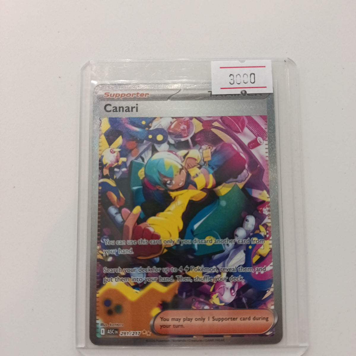 2024 Pokemon Company Stellar Crown Special Illustration Rare Canari #251/217