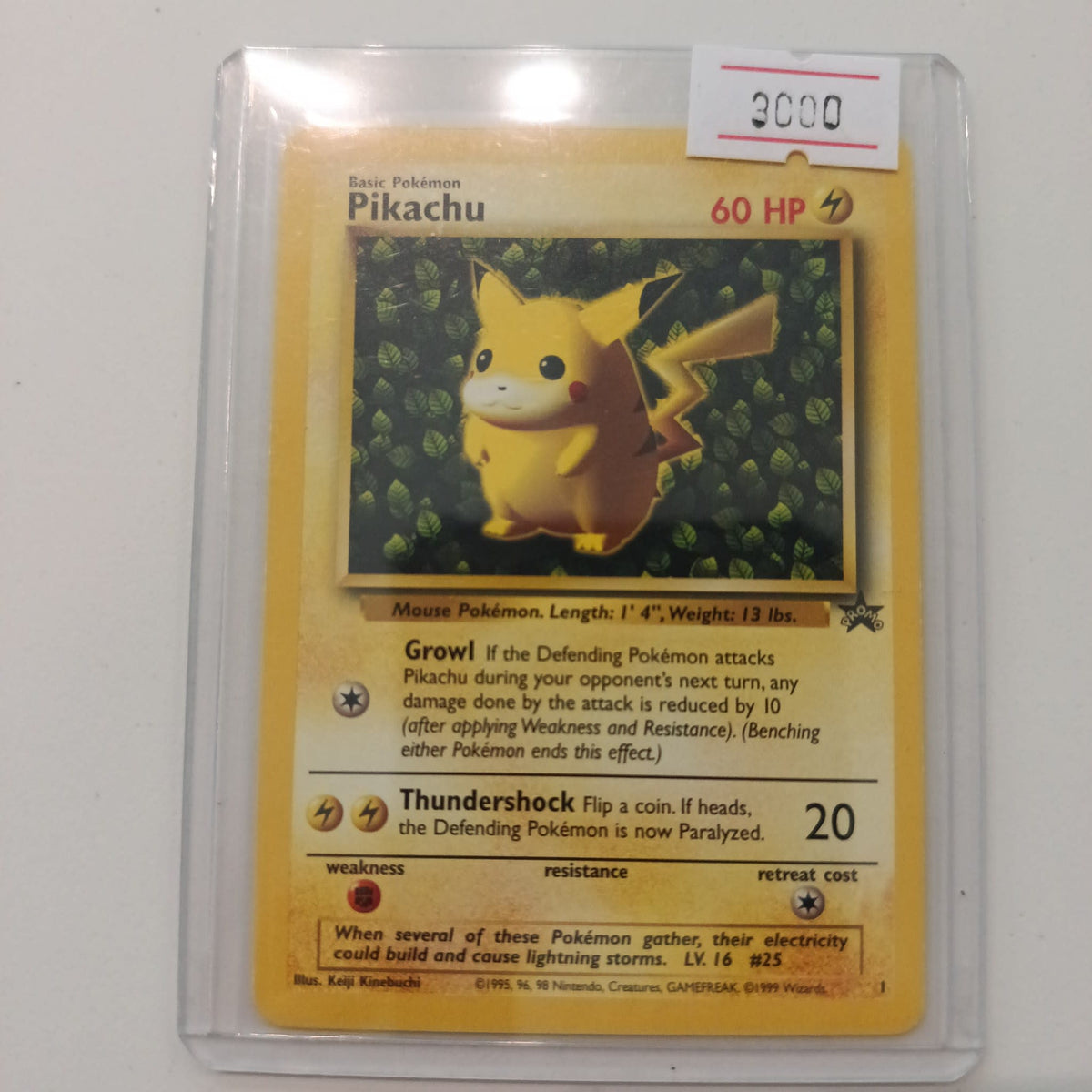1999 Wizards of the Coast Base Set Pikachu #25