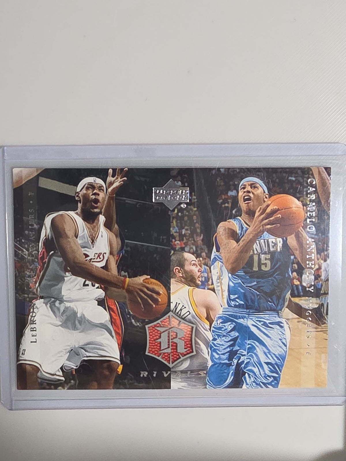 2003-04 Upper Deck Rivals Rivals LeBron James / Carmelo Anthony #28