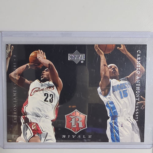 2004 Upper Deck Rivals Rivals LeBron James / Carmelo Anthony #27
