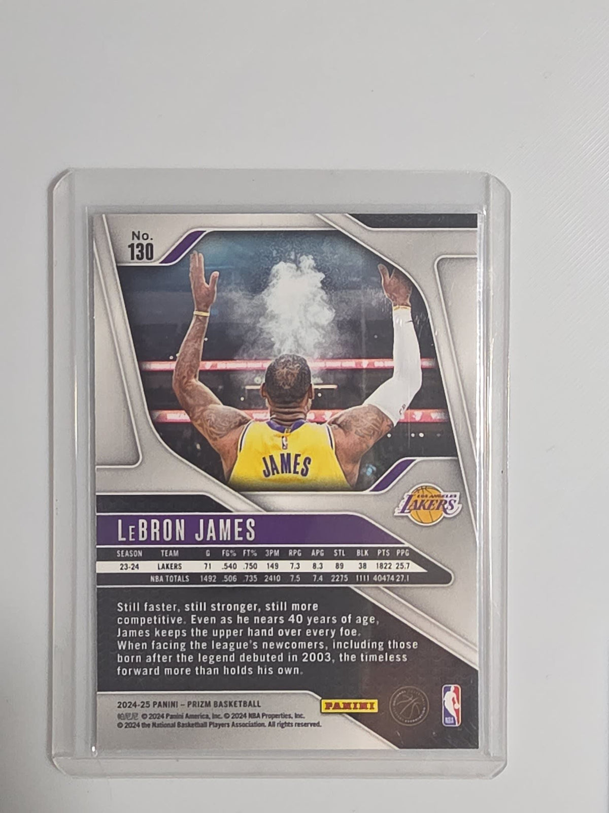 2024-25 Panini Prizm LeBron James #130 - view 2