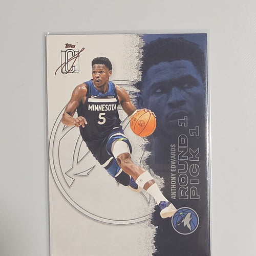 2025-26 Topps Round 1 Pick 1 Anthony Edwards #68