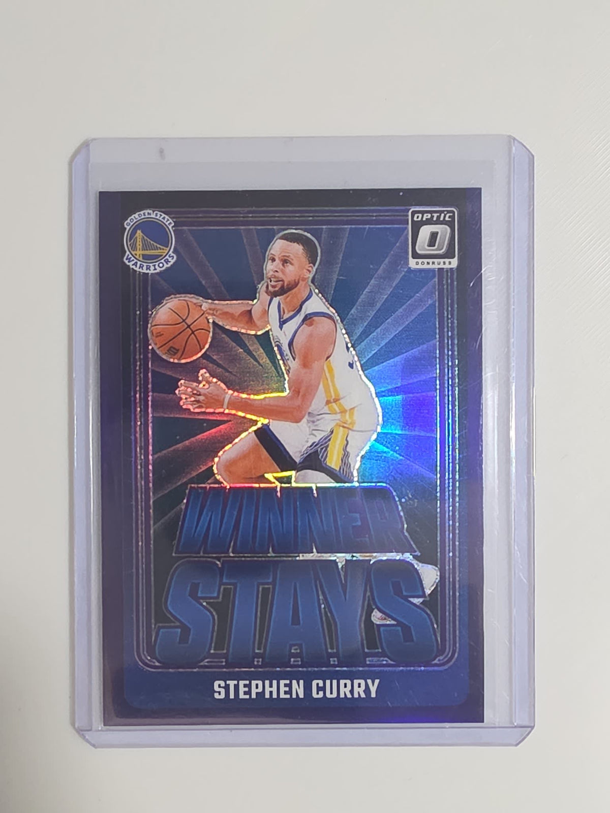 2024-25 Panini Donruss Optic Winner Stays Stephen Curry Prizm #3
