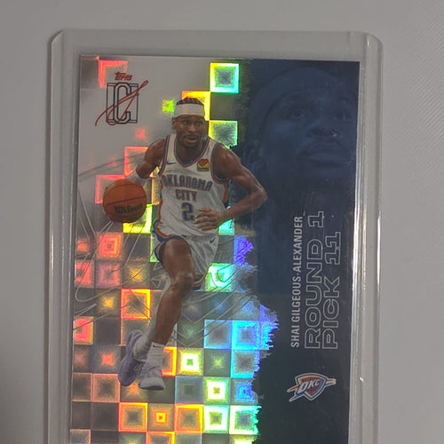 2025-26 Topps Round 1 Pick 11 Shai Gilgeous-Alexander Disco #54