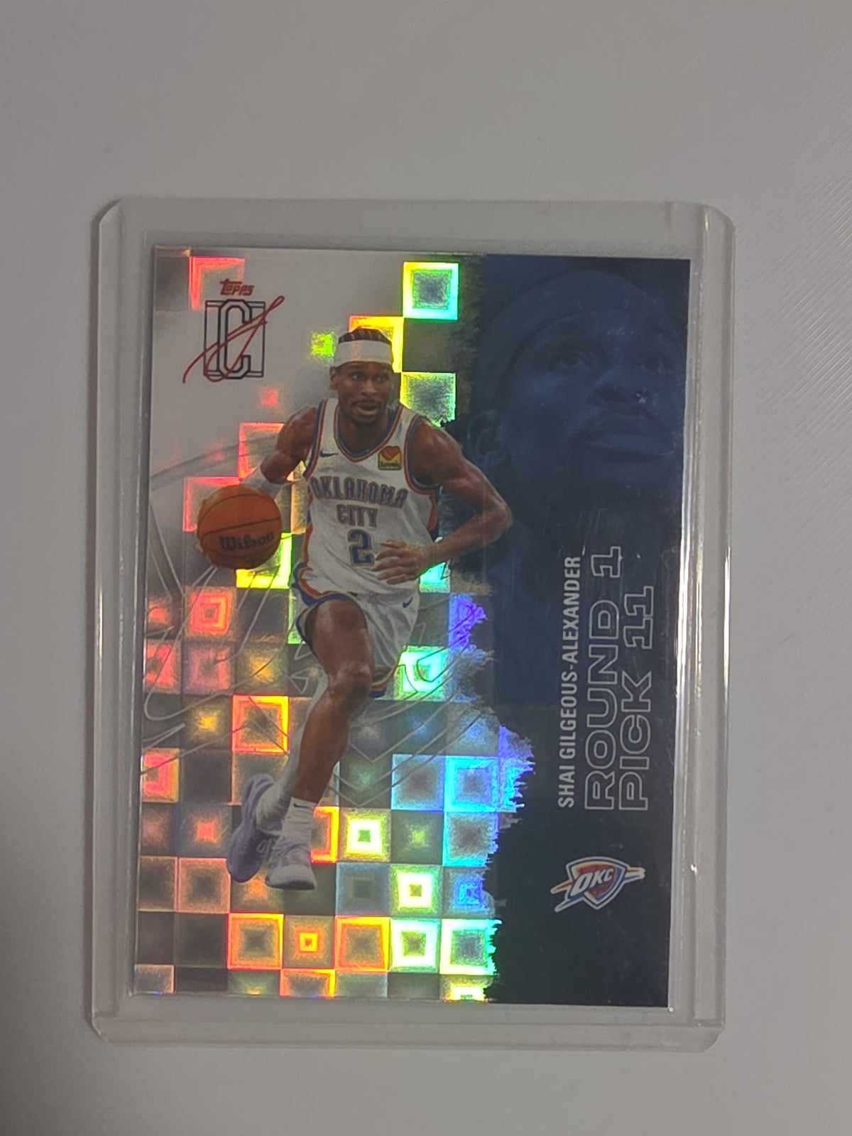 2025-26 Topps Round 1 Pick 11 Shai Gilgeous-Alexander Disco #54