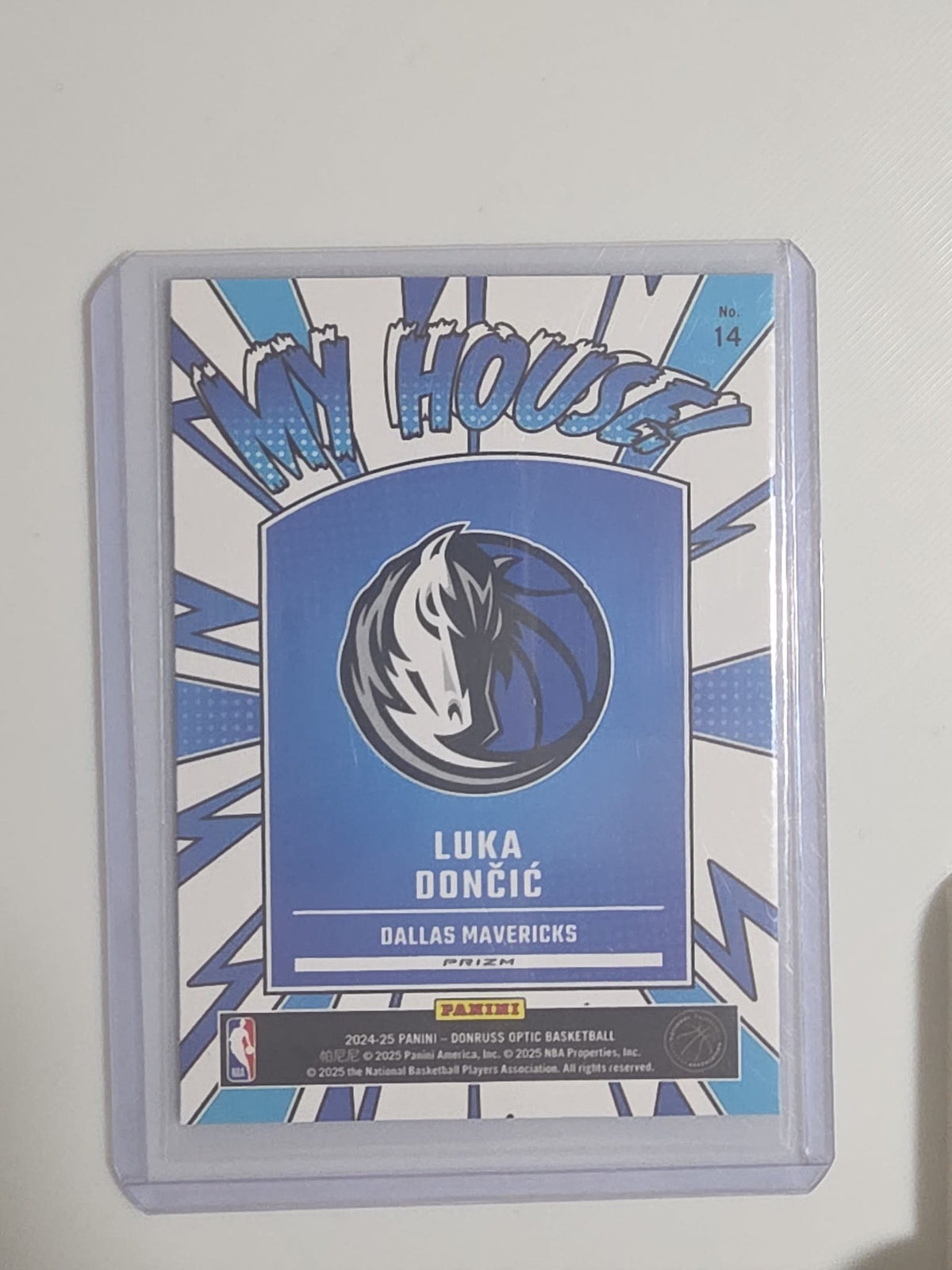 2024-25 Panini Donruss Optic My House Luka Dončić Silver #14 - view 2
