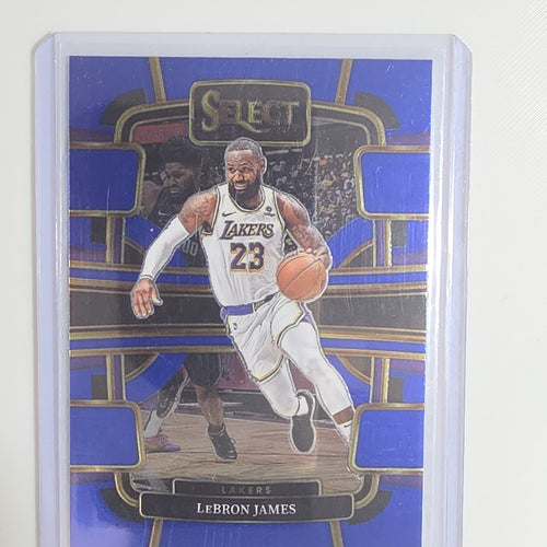 2023-24 Panini Select Concourse LeBron James Blue #66