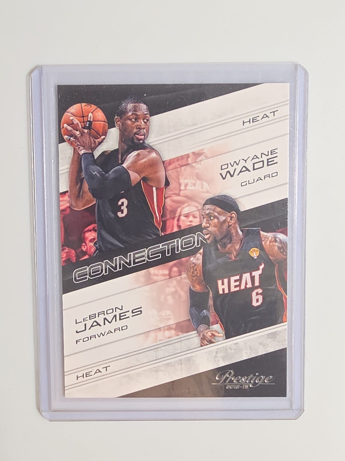 2012-13 Panini Prestige Connections Dwyane Wade / LeBron James #20