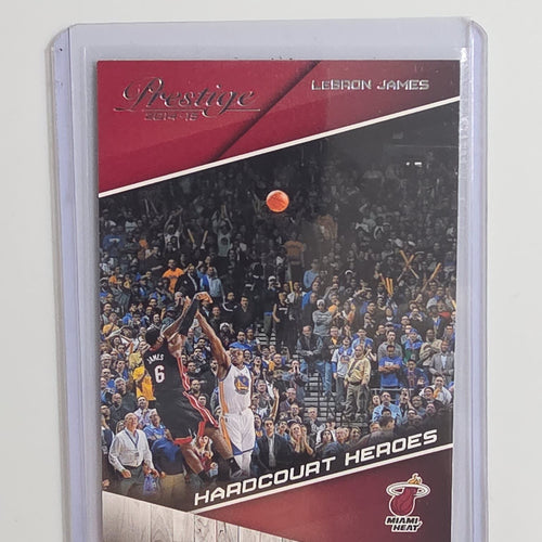 2014-15 Panini Prestige Hardcourt Heroes LeBron James #6