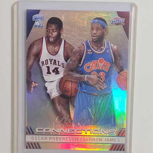 2014-15 Panini Prestige Connections Oscar Robertson / LeBron James #16