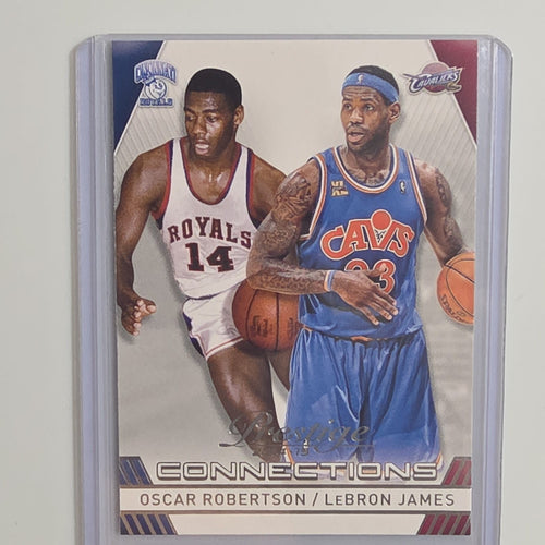 2014-15 Panini Prestige Connections Oscar Robertson / LeBron James #16