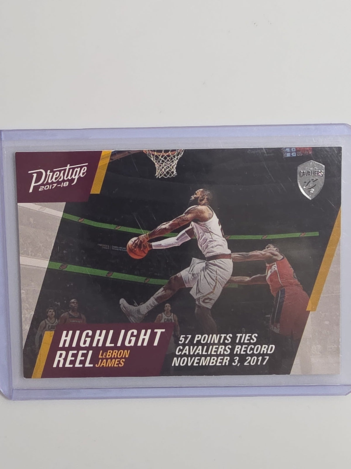 2017-18 Panini Prestige Highlight Reel LeBron James #4