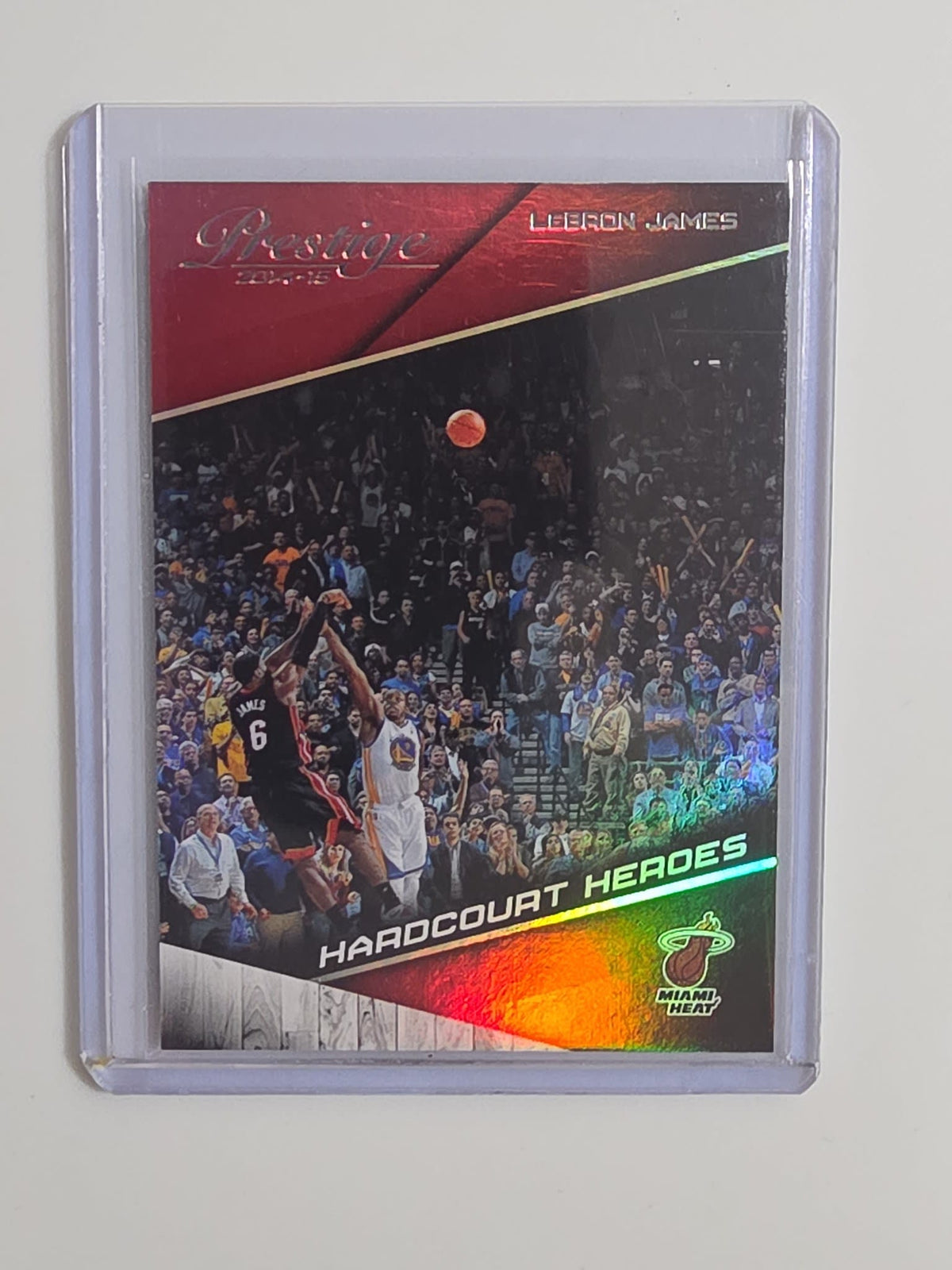 2014-15 Panini Prestige Hardcourt Heroes LeBron James #6