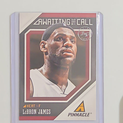 2013-14 Panini Pinnacle Awaiting the Call LeBron James Artist Proof #8