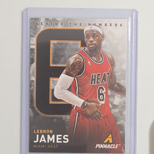 2013-14 Panini Pinnacle Behind the Numbers LeBron James #7