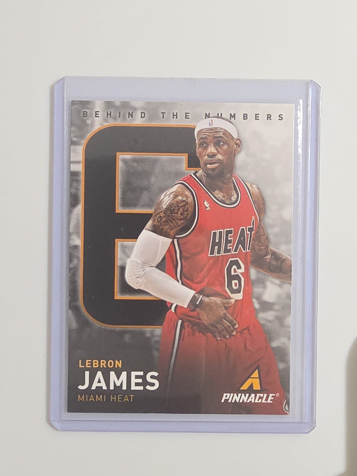 2013-14 Panini Pinnacle Behind the Numbers LeBron James #7