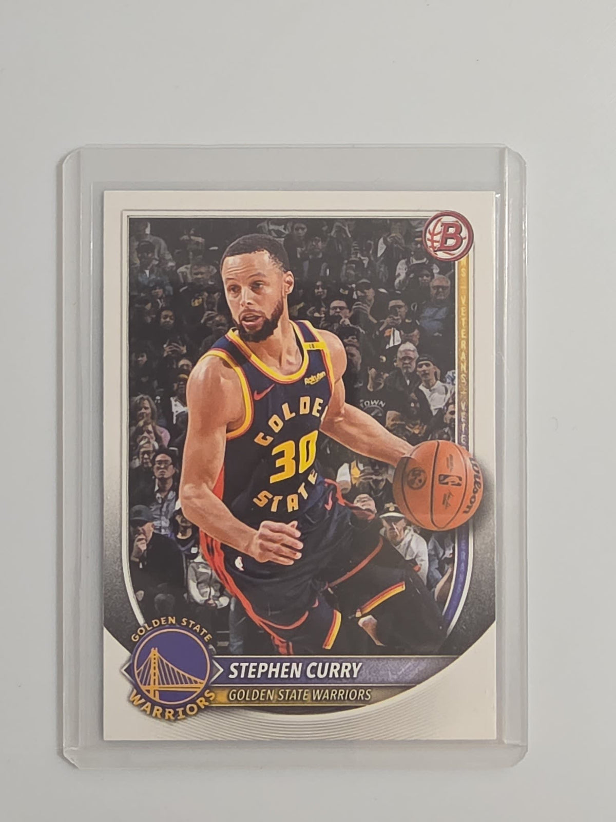2024-25 Topps Bowman Bowman Briefing Stephen Curry #115