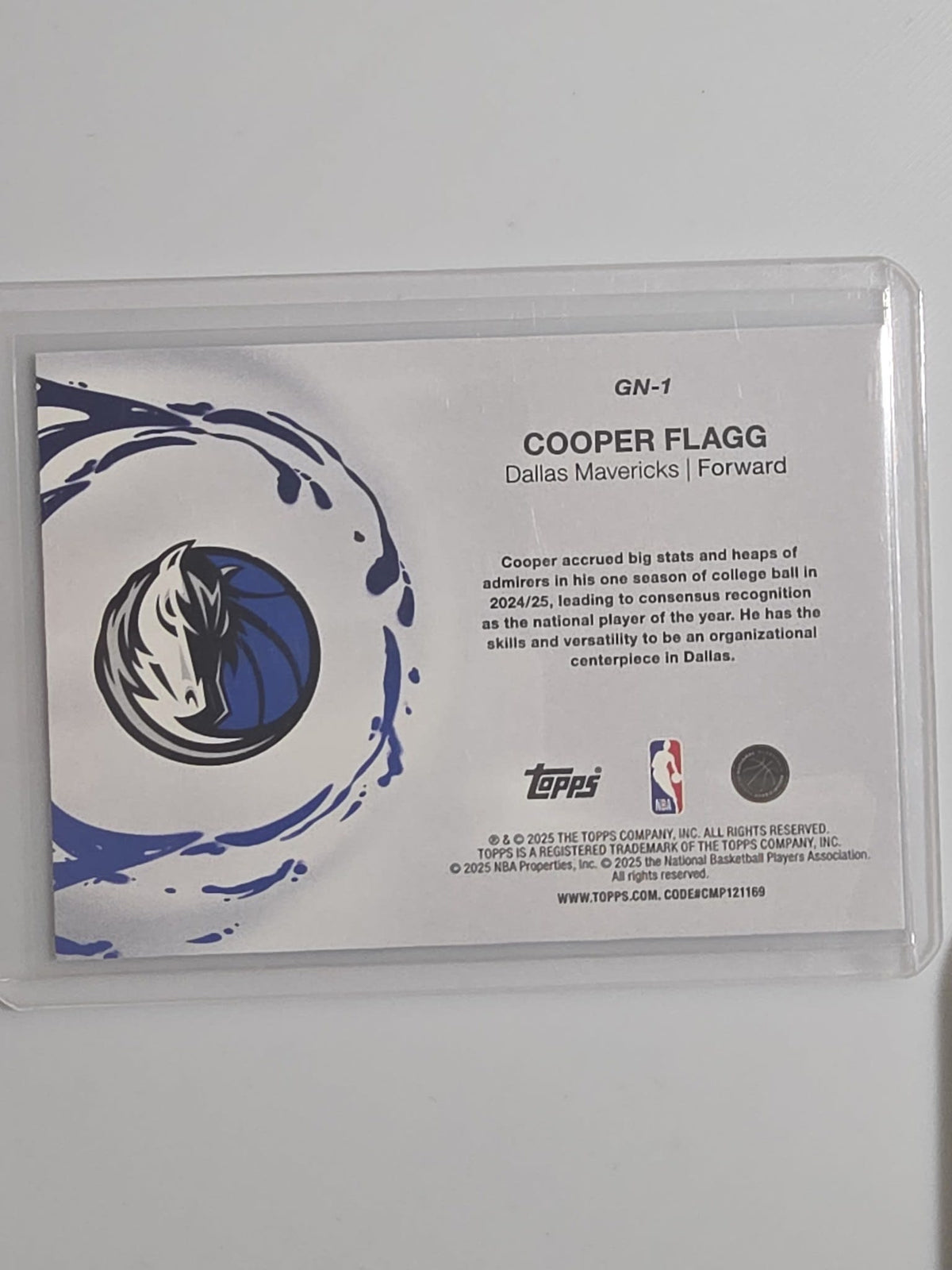 2025 Topps Generation Now Cooper Flagg #GN-1 - view 2