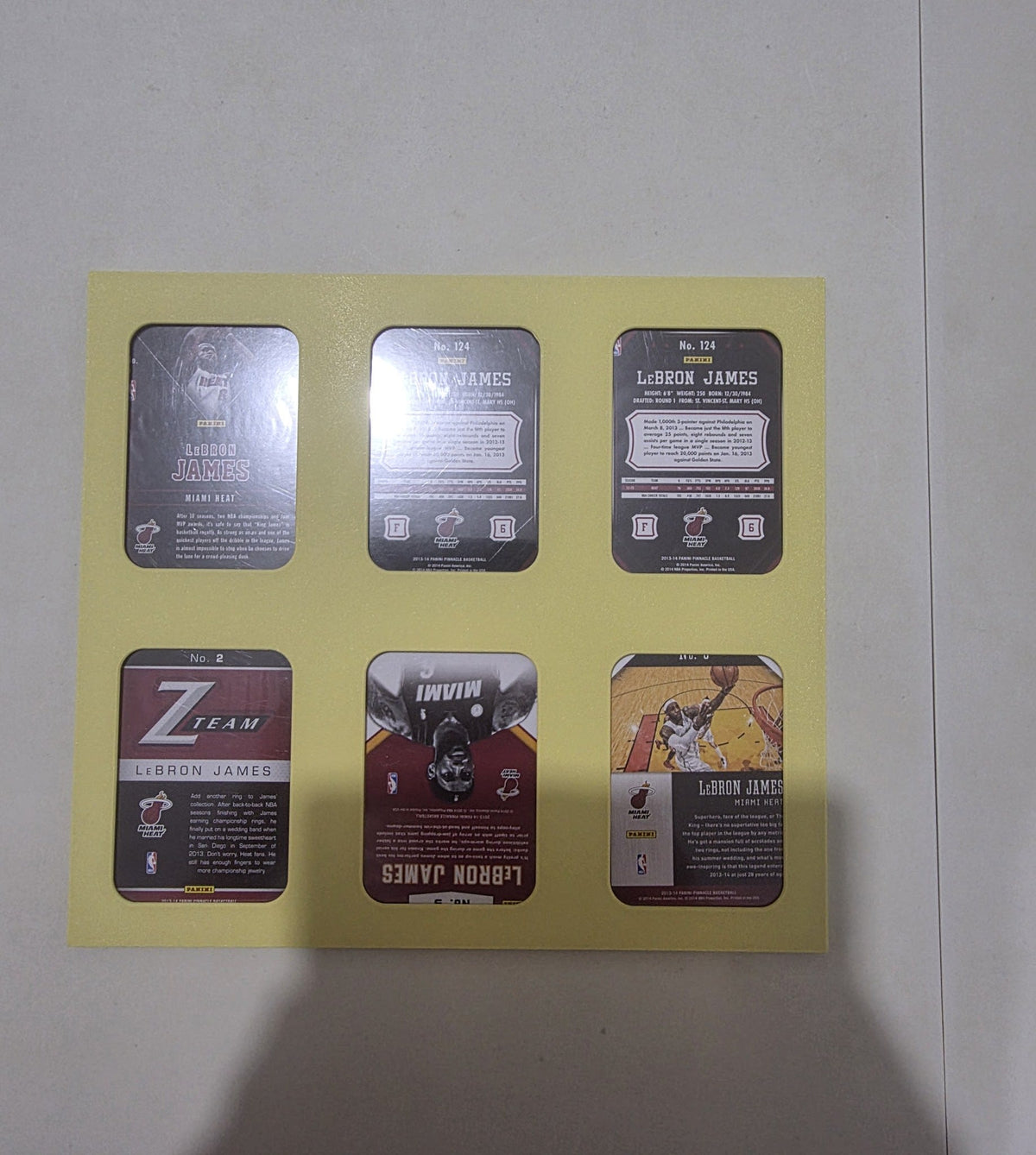 2013-14 Panini Pinnacle LeBron James #124 - view 2