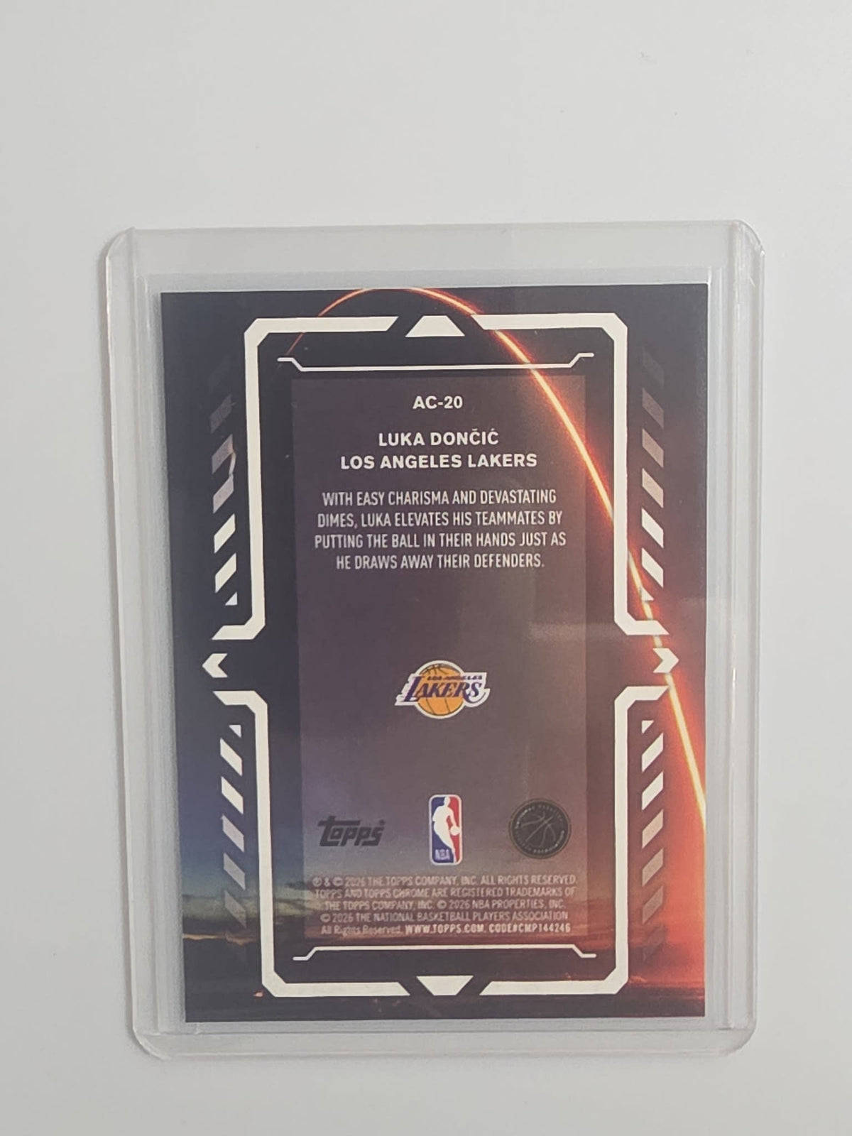 2025-26 Topps Chrome Activators Luka Dončić #AC-20 - view 2
