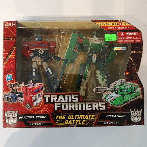 2010 Transformers The Ultimate Battle Optimus Prime vs Megatron